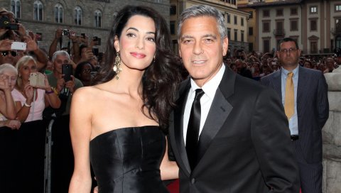 George clooney, amal alamuddin, брак, семья, кольца