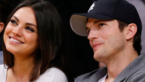Mila kunis, ashton kutcher, baby, 2014, рождение