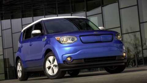 Soul ev, crossover, kia, 2015, вид спереди
