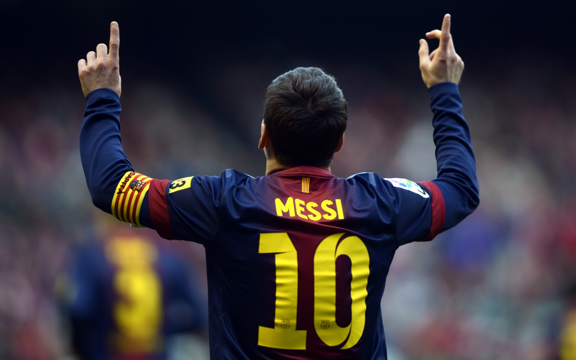 Картинки Lionel messi, игрок, спина, рубашка фото и обои на рабочий стол