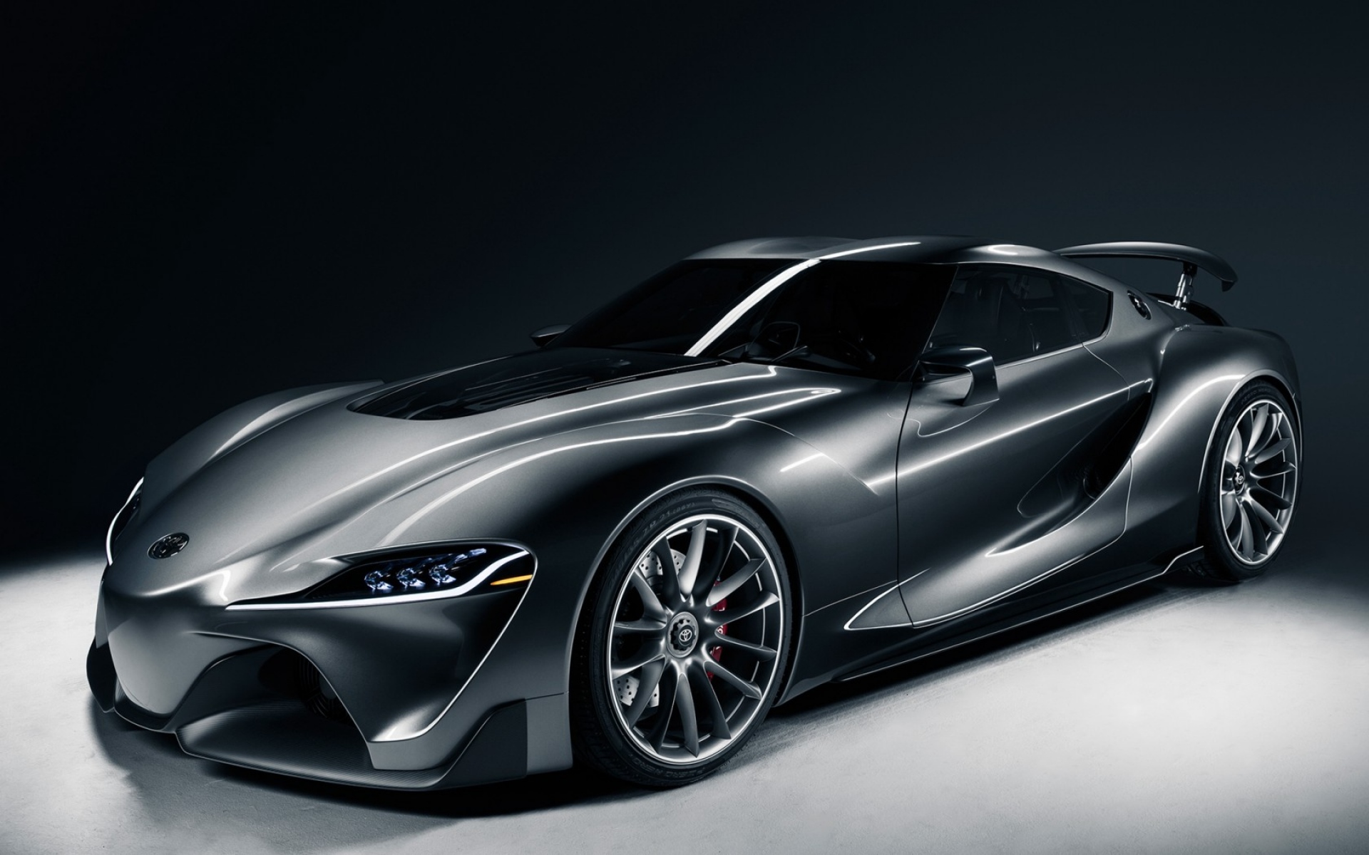 Картинки Toyota, ft-1, графит, концепция, 2014 фото и обои на рабочий стол