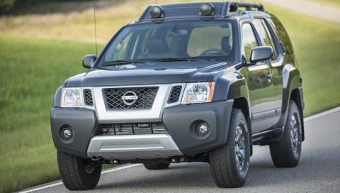 Nissan, автомобили, вид спереди, черный