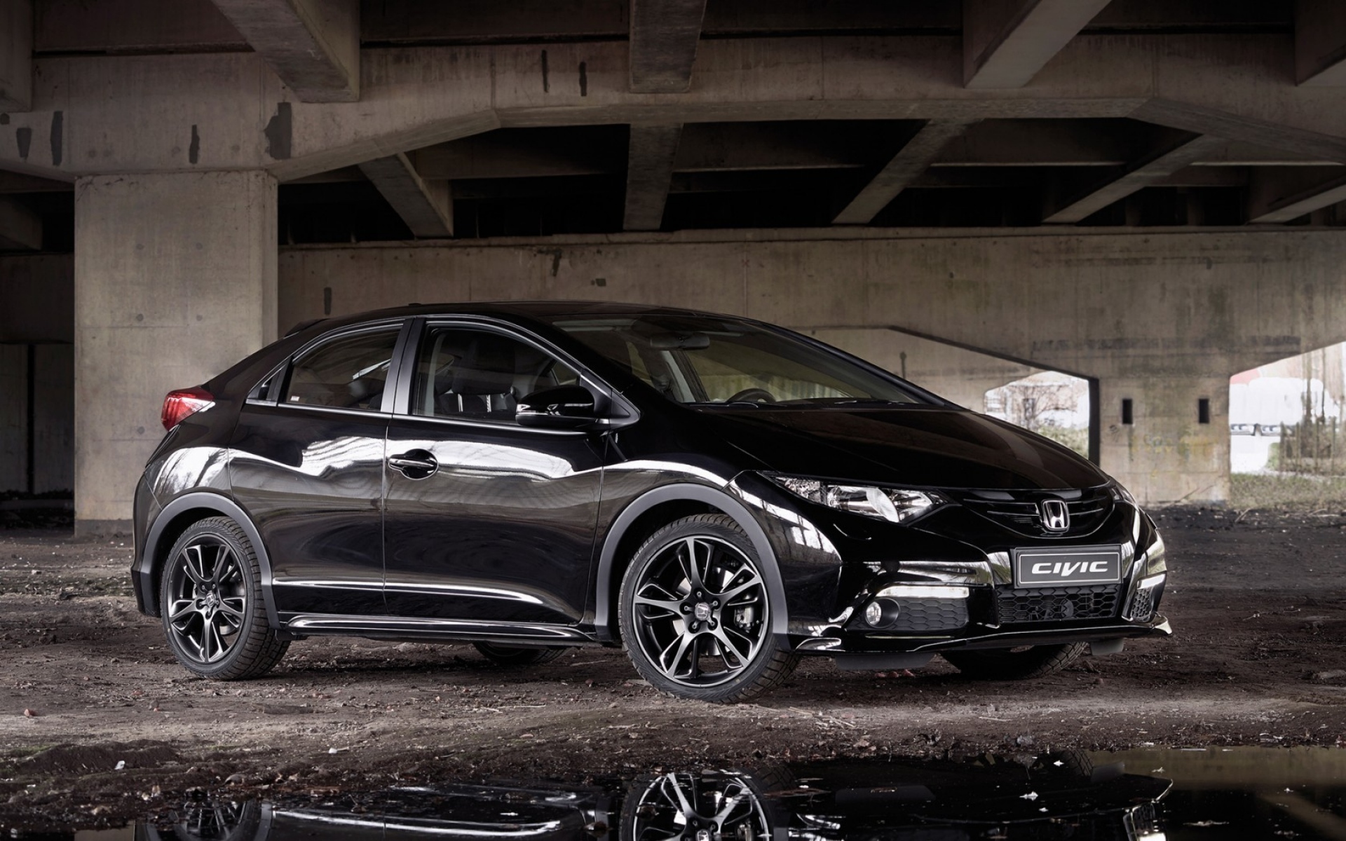 Картинки Honda, civic, black edition, 2014 фото и обои на рабочий стол