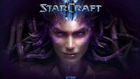 Starcraft ii, сердце рой, игра, логотип, искусство
