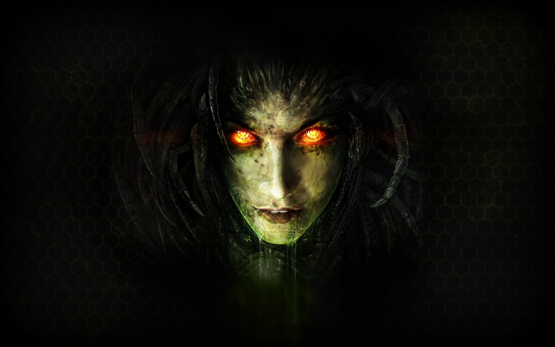 Картинки Starcraft ii, sarah kerrigan, королева лезвий, зерг, starcraft 2, сердце рой, метель фото и обои на рабочий стол