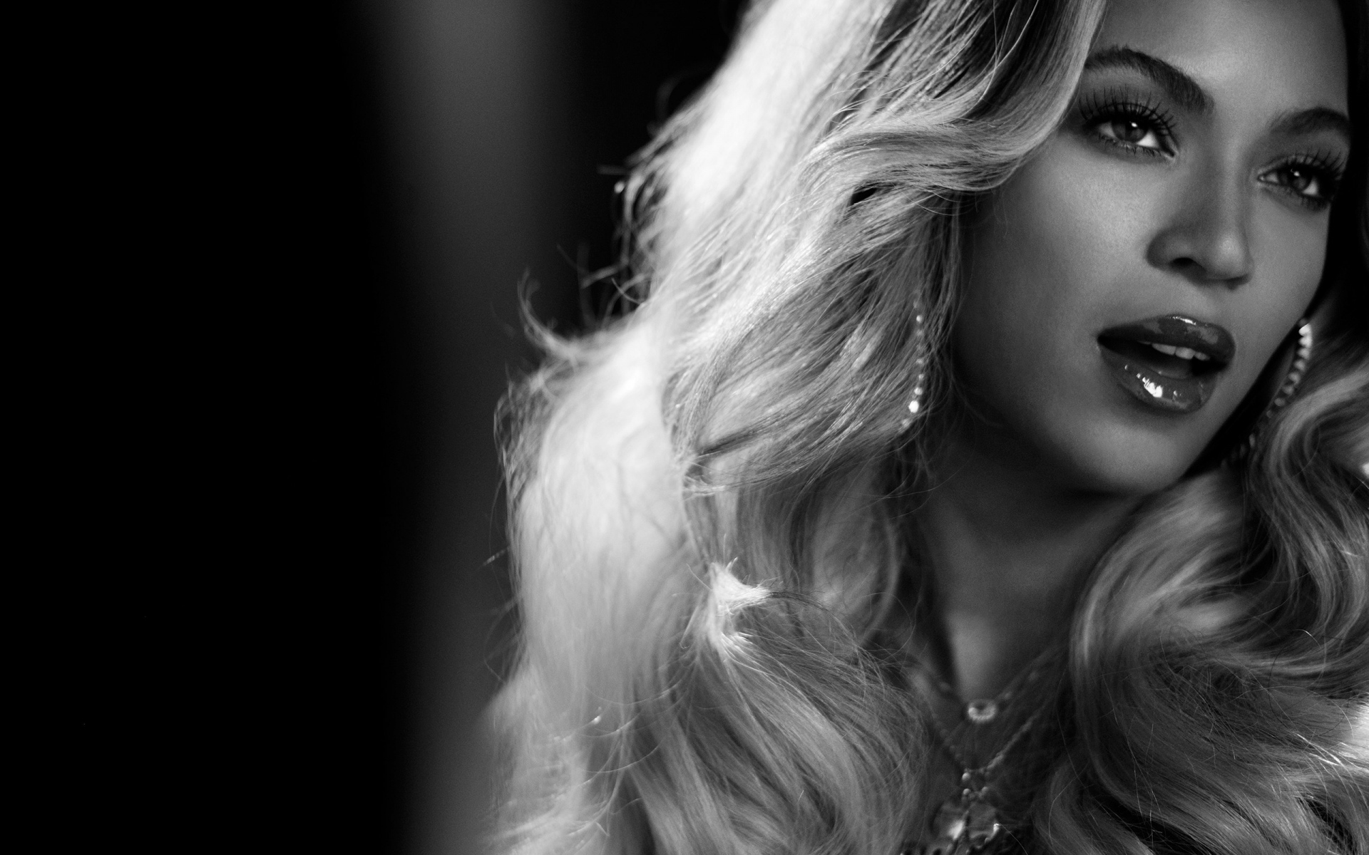 Картинки Beyonce, певец, знаменитость, черный белый фото и обои на рабочий стол