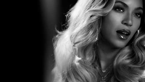 Beyonce, певец, знаменитость, черный белый