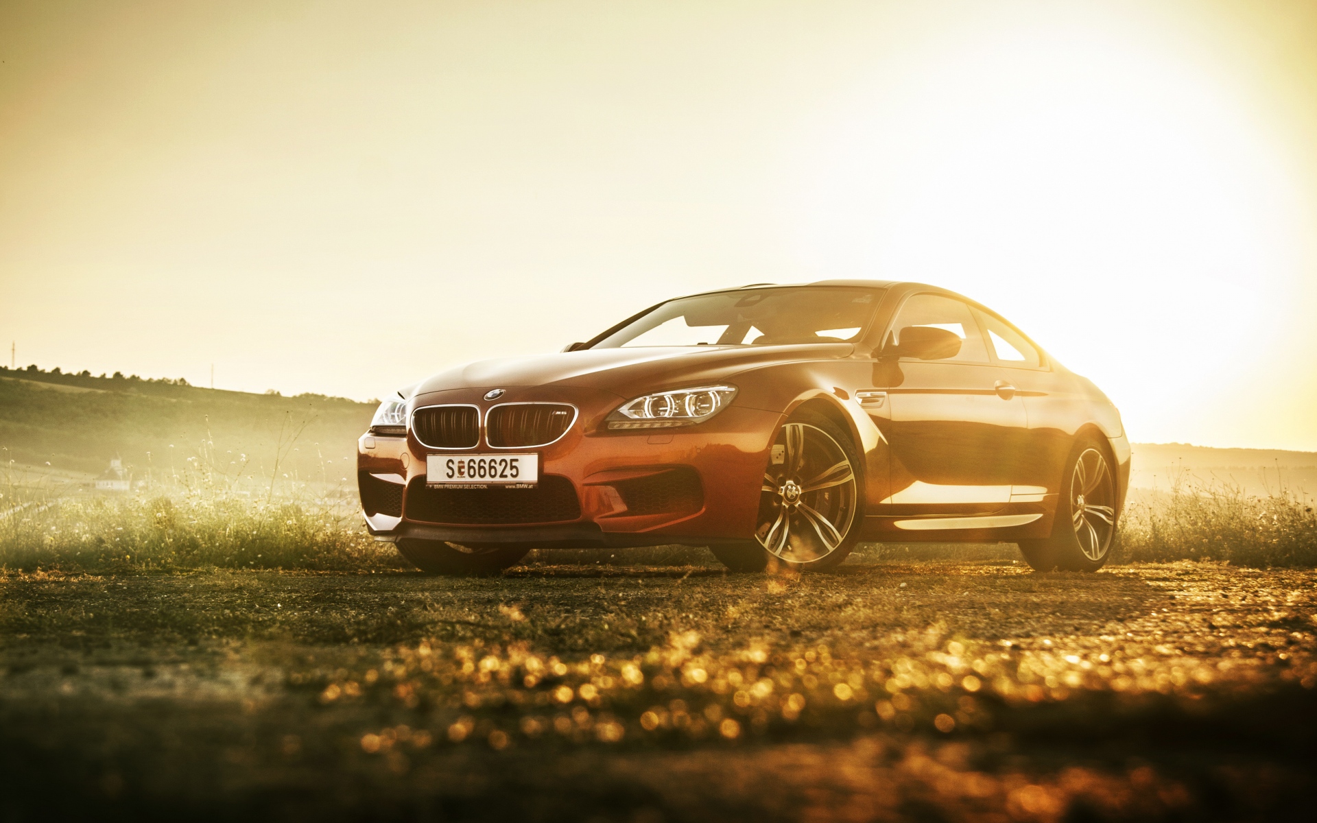 Картинки Bmw m6, bmw, автомобили, вид сбоку, свет фото и обои на рабочий стол