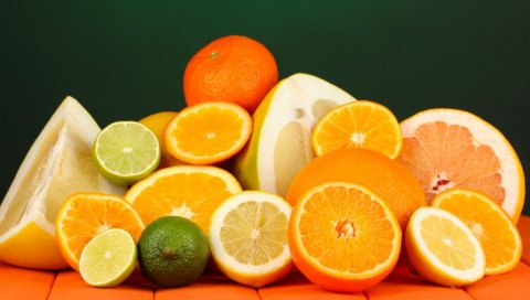 фрукты, цитрусовые, лимон, апельсин, лайм
