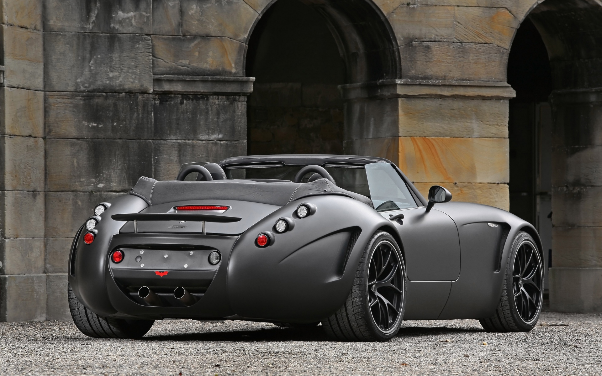 Картинки Wiesmann, родстер, MF5 v10, черные, летучую фото и обои на рабочий стол