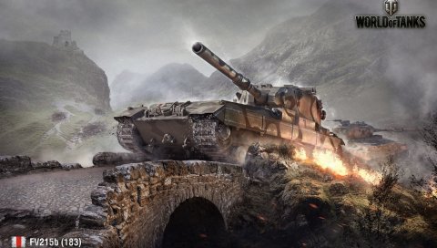 мир танков, Wargaming сети, fv215b, 183