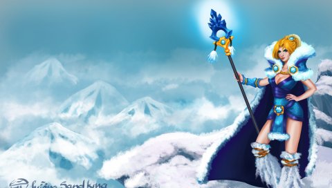 rylai, дот 2, искусство