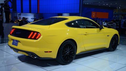 Ford, mustang, gt, detroit, 2014