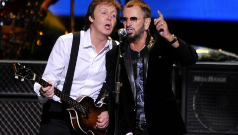 Paul mccartney, ringo starr, 50-летие битлов, битлов, юбилей