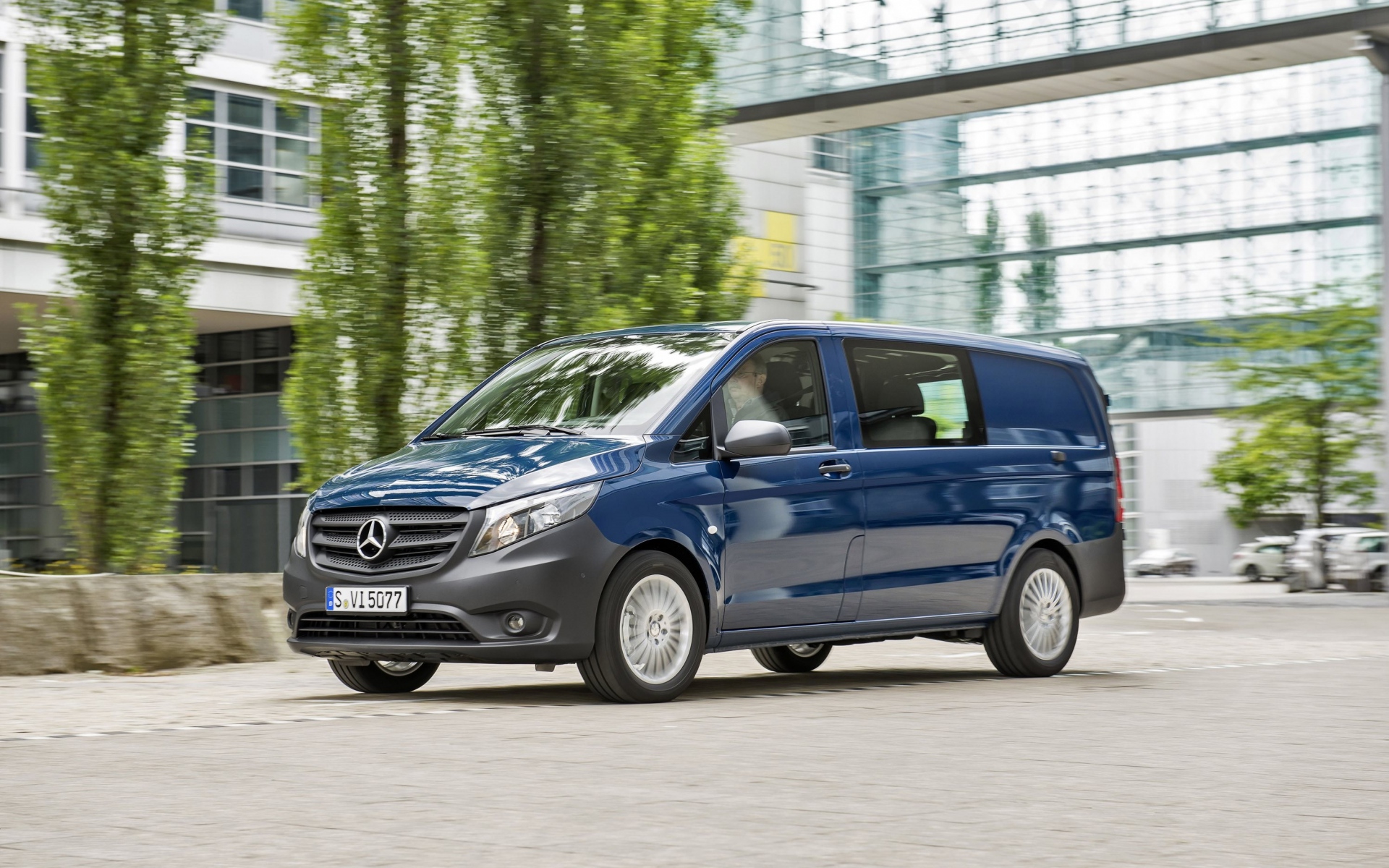 Картинки Vito, mercedes, автомобиль, комби, синий фото и обои на рабочий стол