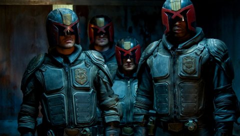 Dredd, karl urban, donal gleeson, olivia thirlby