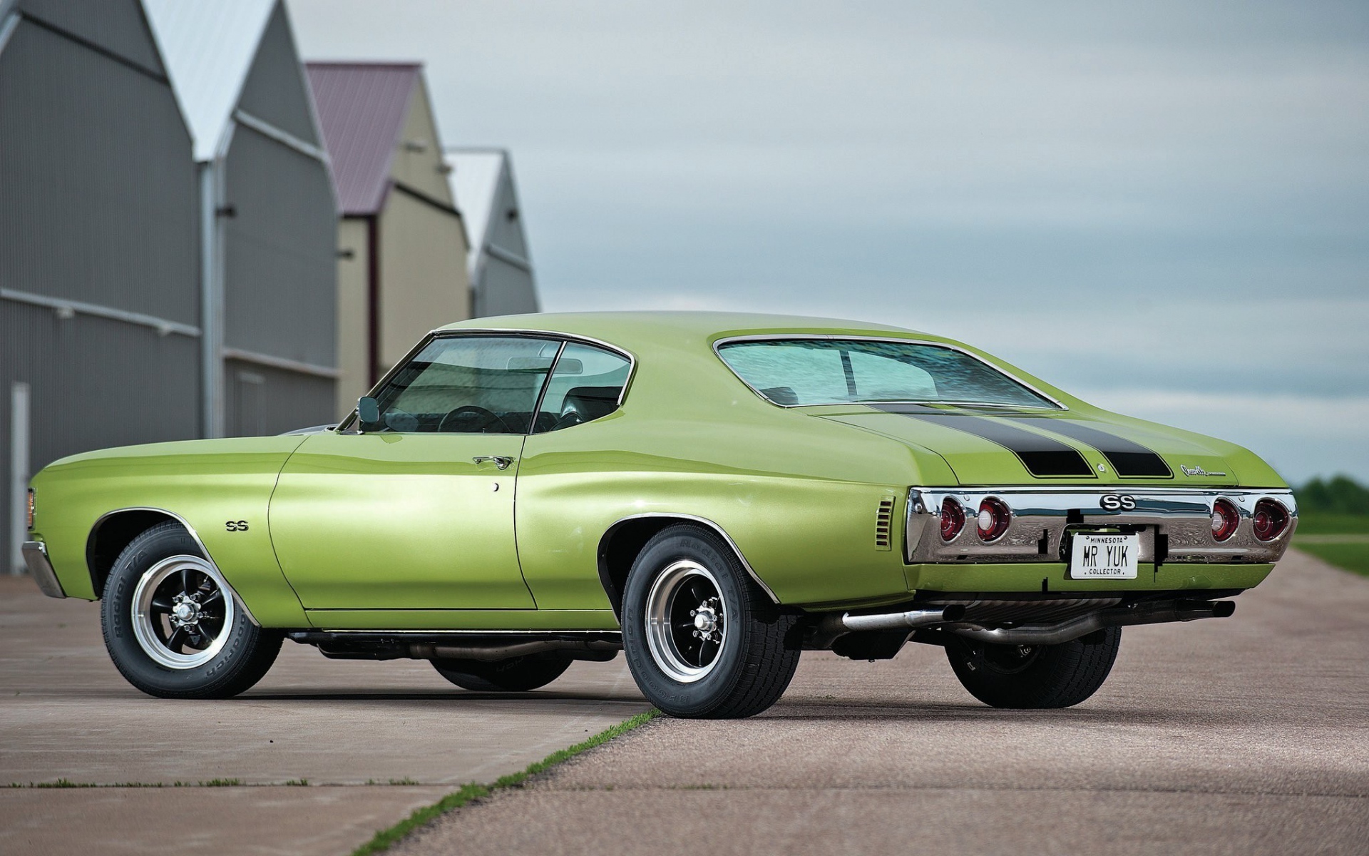 Картинки 1972, chevrolet, chevelle, green, cars фото и обои на рабочий стол