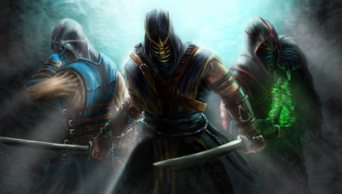 Смертный комбат, скорпион, нуль, ermac, убийцы