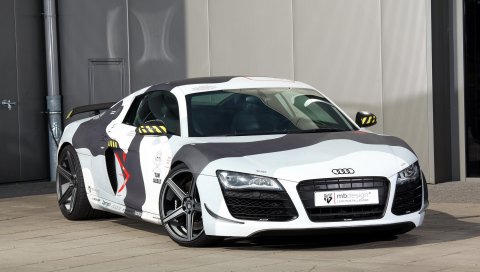 Audi, r8, v8, спортивный автомобиль