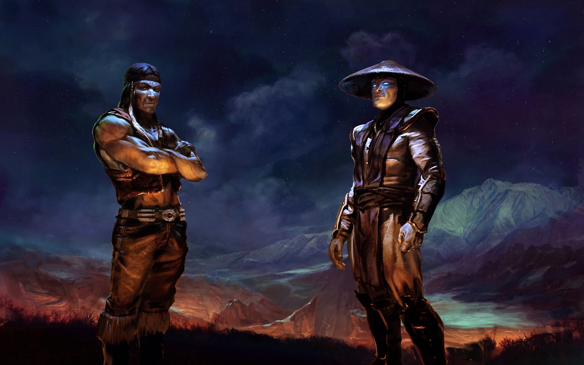 Картинки Raiden, смертный комбат, ночной волк, искусство фото и обои на рабочий стол