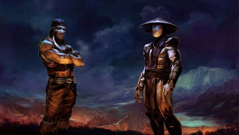 Raiden, смертный комбат, ночной волк, искусство