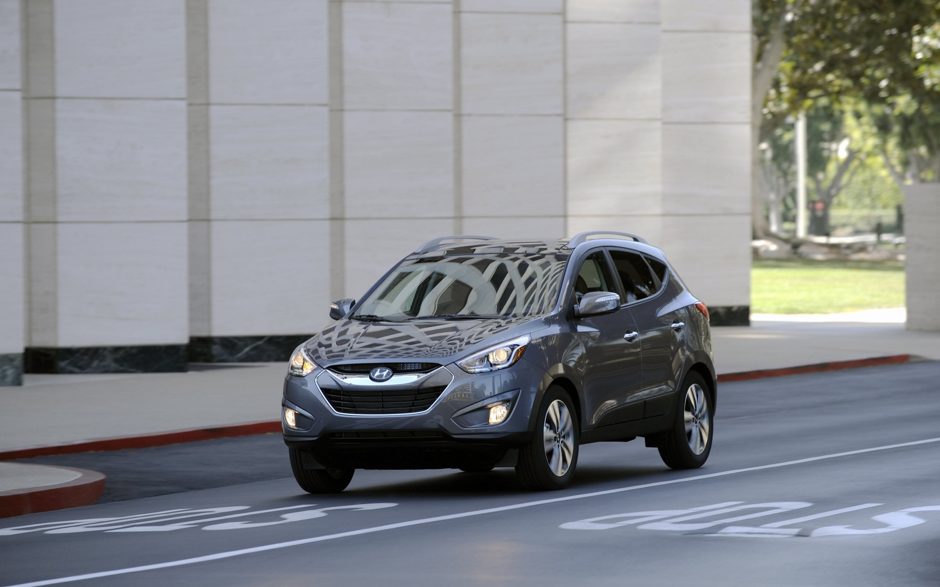 Картинки Tucson, hyundai, suv, автомобили, дизайн, стиль, серый фото и обои на рабочий стол