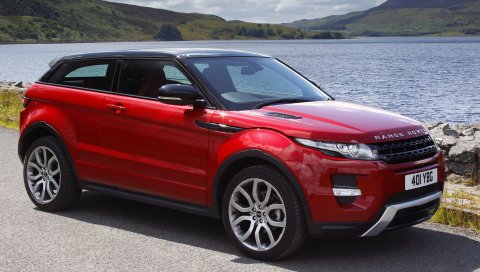 Land Rover, Range Rover, красный, автоматический, suv, evoque