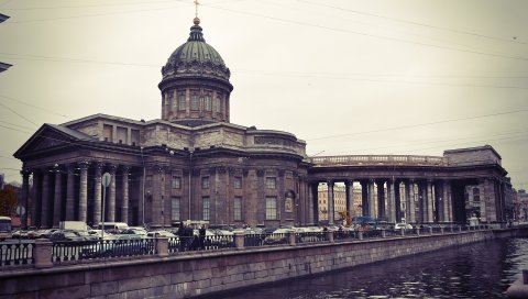 Санкт-Петербург, набережная, река, Казанский собор