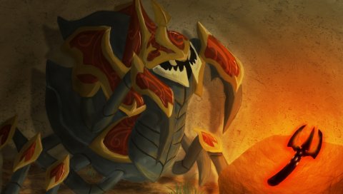Nyx assassin, dagon, hq art, dota 2