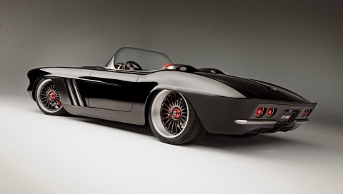 1962, chevrolet, rs, кабриолет, авто, черный