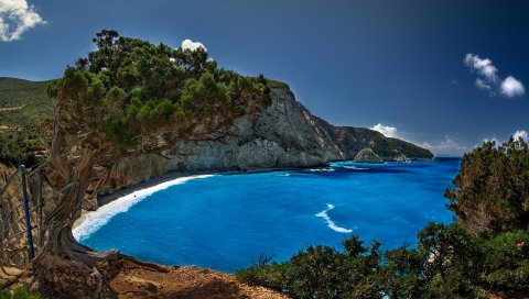 Porto katsiki, lefkada, greece, ionian sea, hdr
