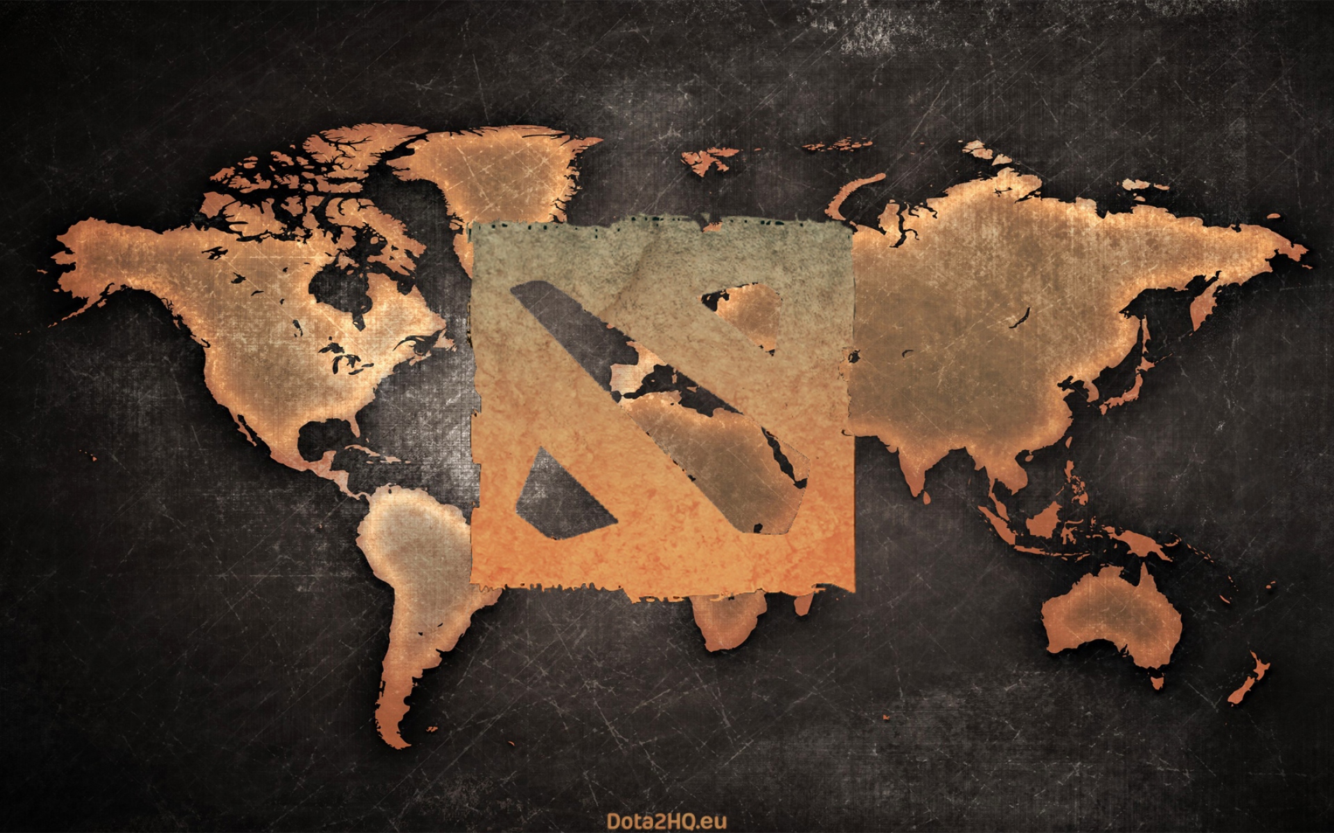 Карта мира Dota 2