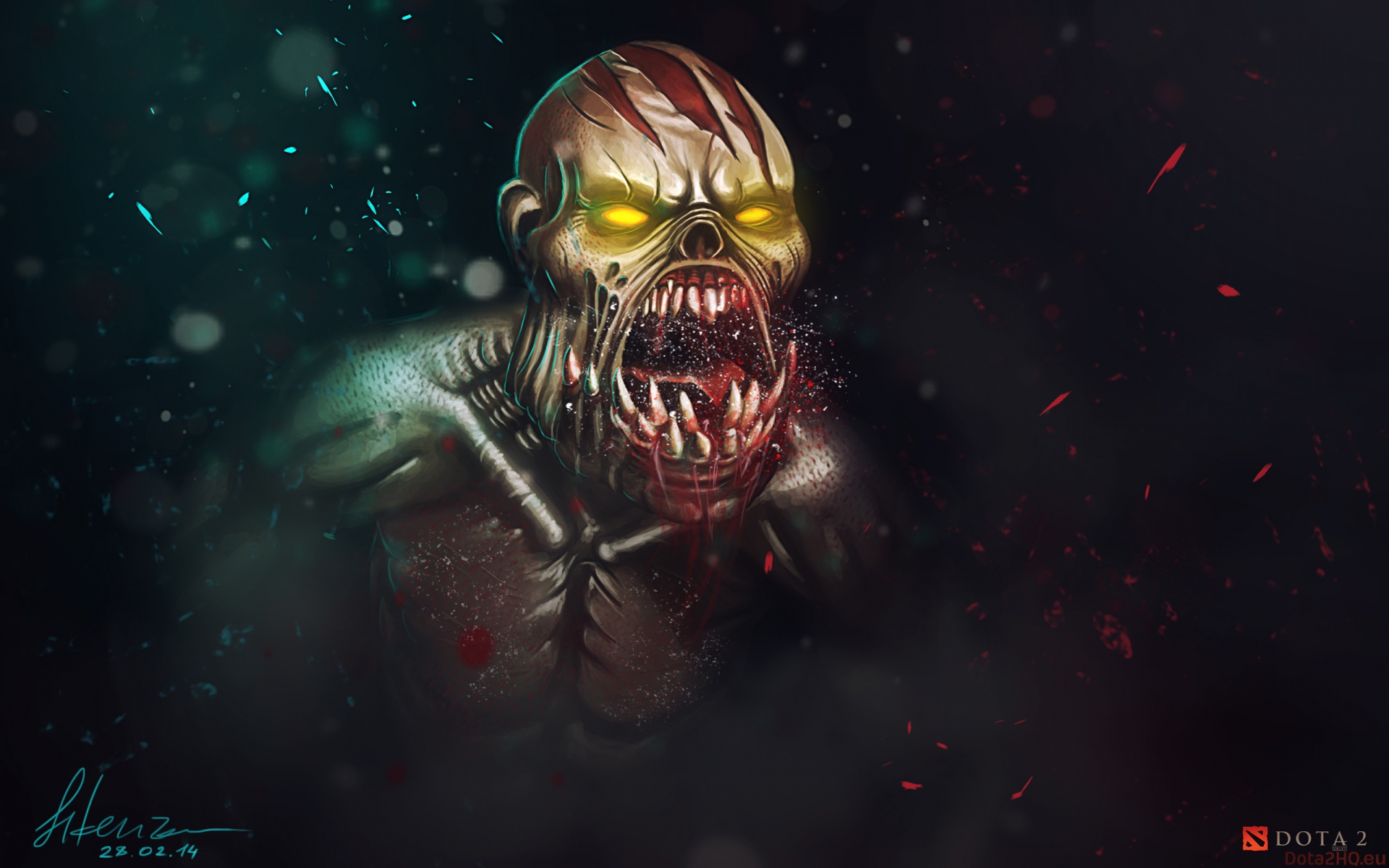 Картинки Lifestealer, dota 2, art фото и обои на рабочий стол