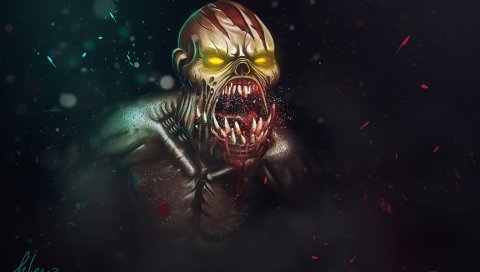 Lifestealer, dota 2, art
