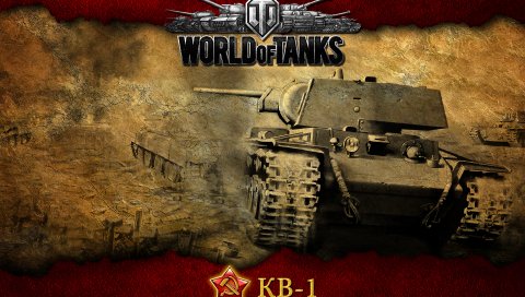 Мир танков, игра, wot, tank, ussr, kv-1