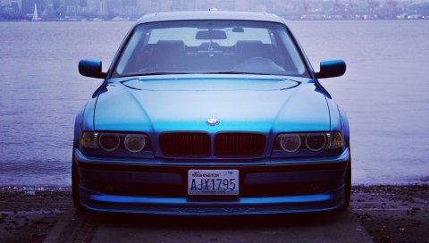 Bmw, e38, тюнинг, автомобиль, передний бампер