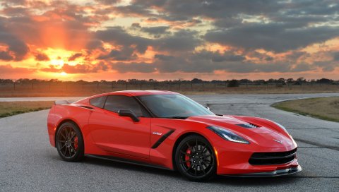 Chevrolet, corvette, stingray, twin turbo, c7, 2014