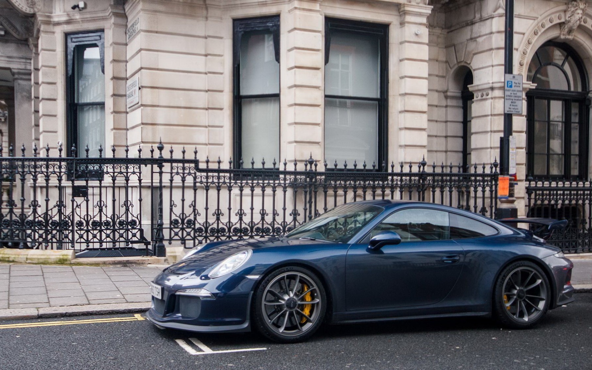 Картинки Суперкар, 991, лондон, синий, gt3, porsche фото и обои на рабочий стол