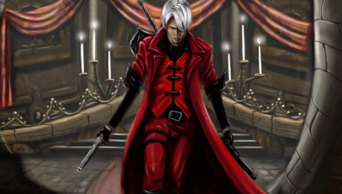 Devil может плакать 1, dmc-1, демон, плащ, игра