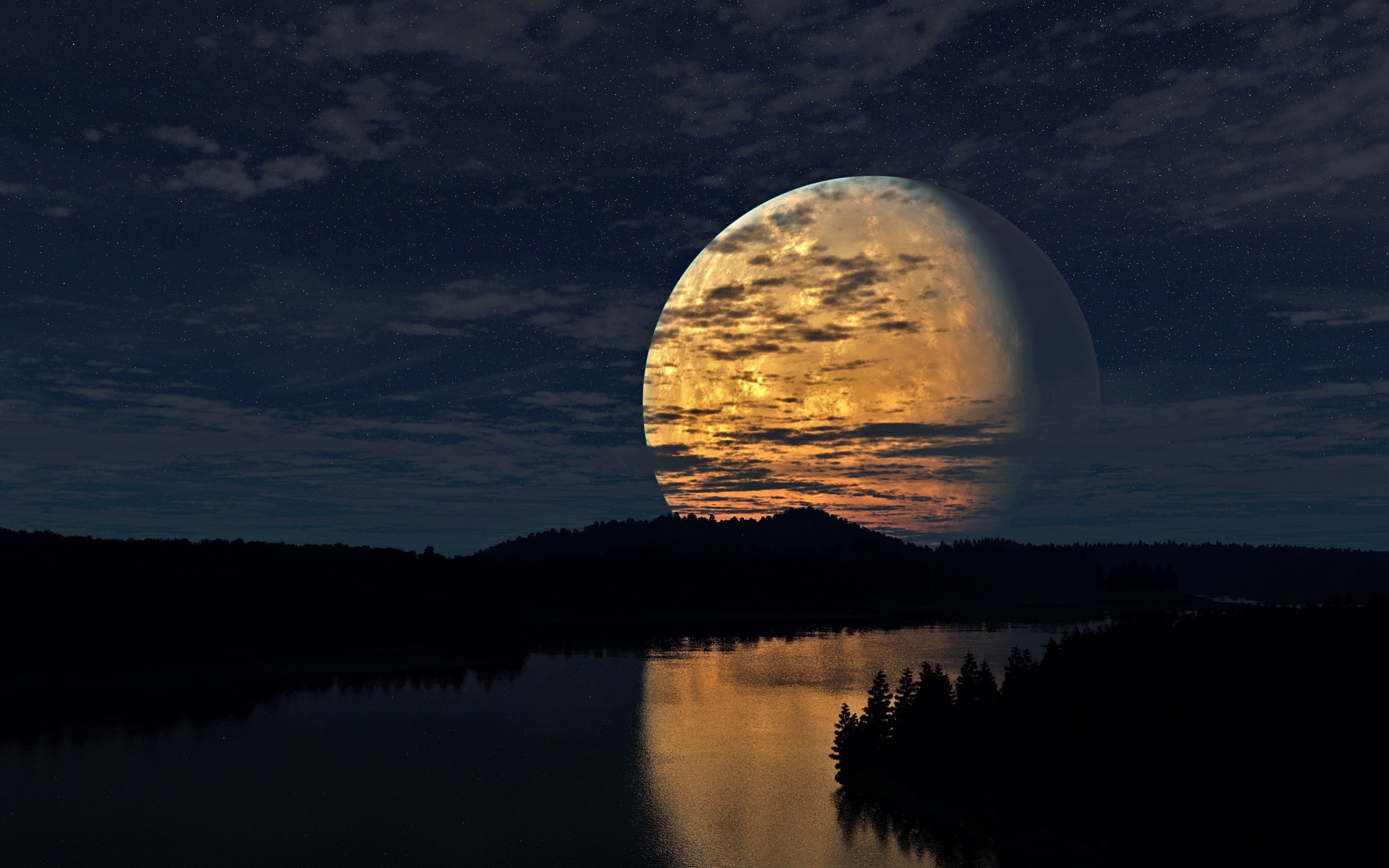 луна природа фото