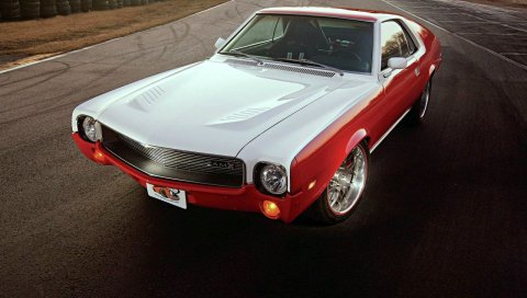 1969 AMC AMX, американский автомобиль мышцы, стиль, ретро