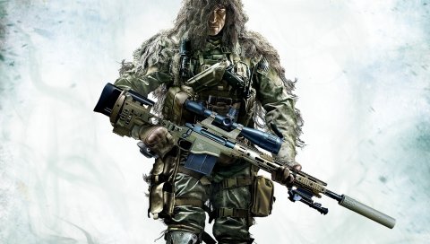 снайпер призрак воин 2, игры, снайпер, камуфляж, оружие, США, маскировка