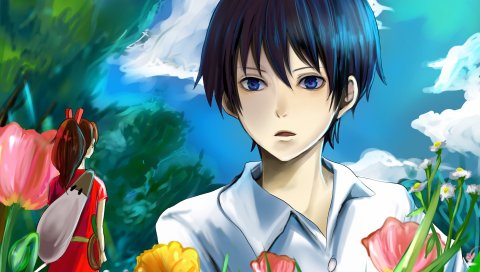 arietti Лилипутия, тайный мир Arrietty, Karigurashi нет Arrietty, мужчину, женщины, цветы