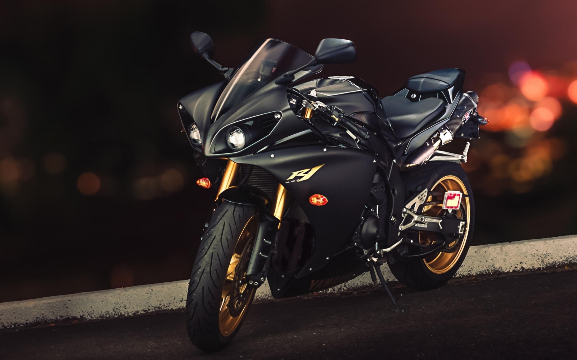 Картинки Ямаха, YZF-R1 , Ямаха, спортивный велосипед фото и обои на рабочий стол
