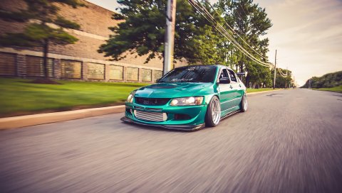 Мицубиши ево 8, Mitsubishi Lancer, автомобиль, тюнинг