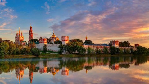 москва, Новодевичий монастырь мать бога смоленских, летние