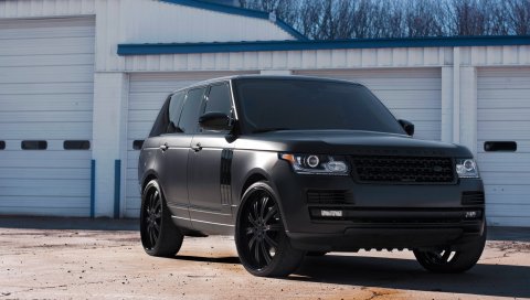 Land Rover, Range Rover, черный матовый