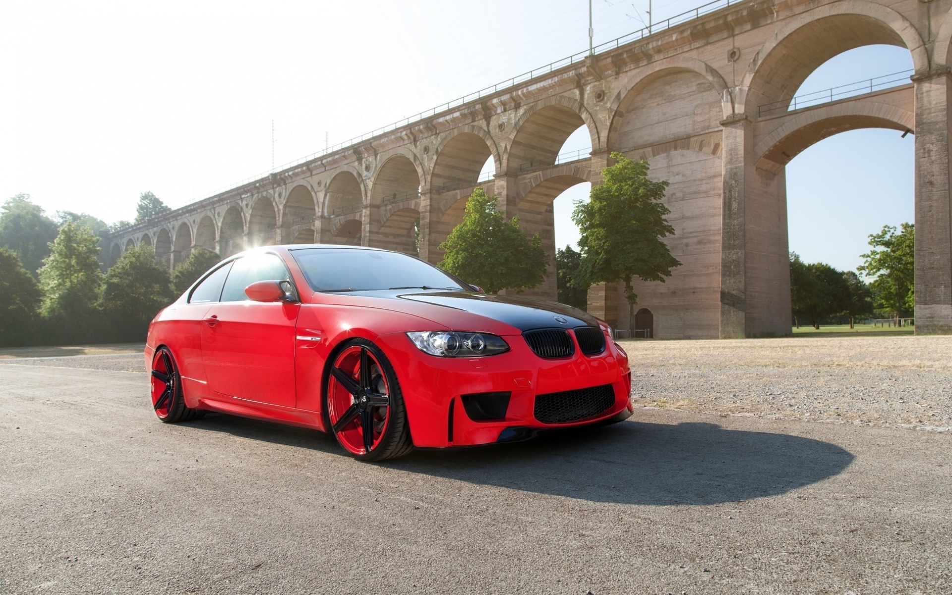 Картинки колеса, E92, бмв, m3, купе, красный фото и обои на рабочий стол