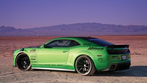 2010, Chevrolet Camaro, RS, Ирвин лошадка убийца, синергия-зеленый