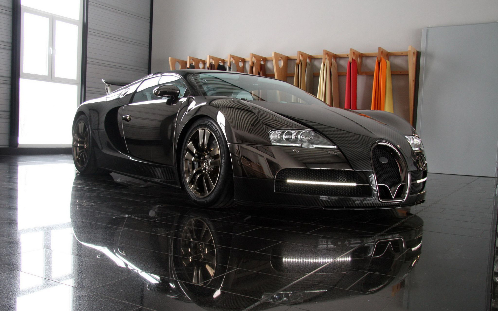 Картинки Veyron, роскошные автомобили, черный, тюнинг, Бугатти фото и обои на рабочий стол